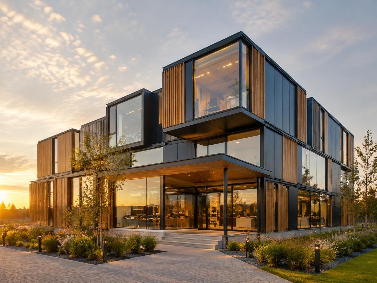 Sede da Fast Modulares em construção modular